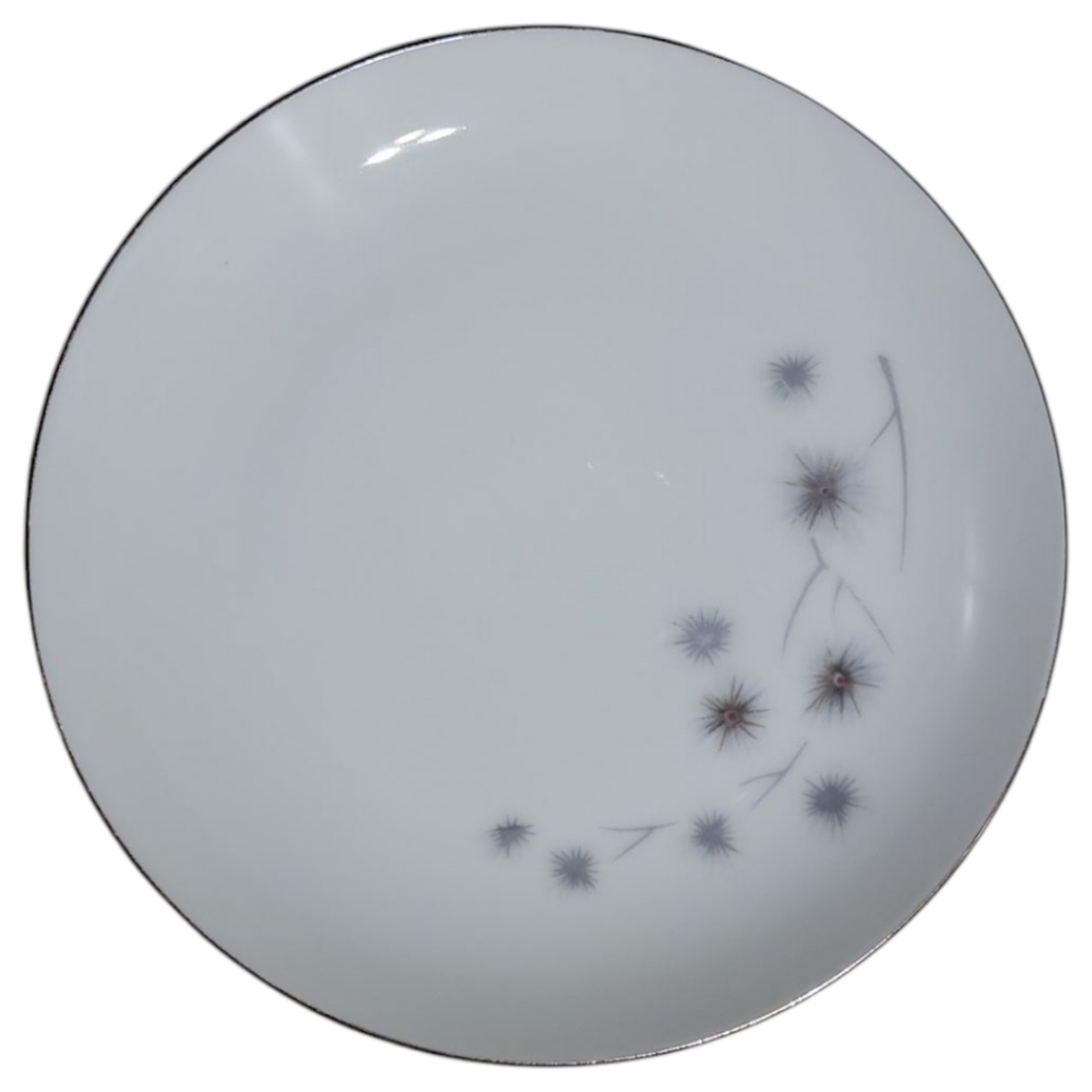 Vtg 60's Platinum Star Burst Creative BREAD & BUTTER Plate 6 3/8"